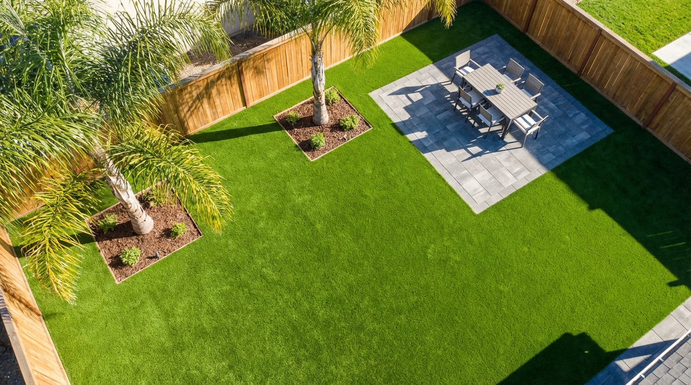 Perfect green turf by NexGen Remodeling